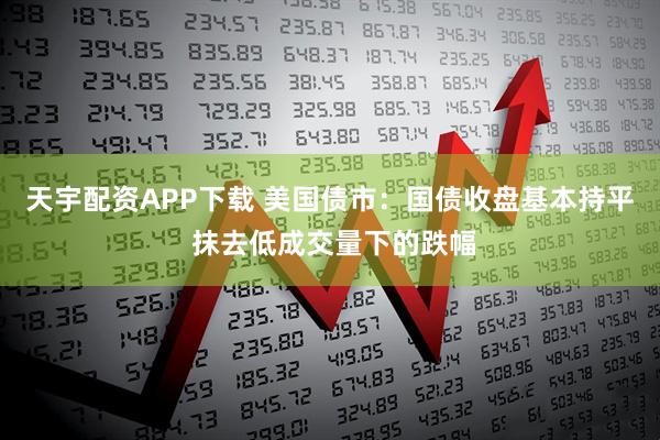 天宇配资APP下载 美国债市：国债收盘基本持平 抹去低成交量下的跌幅